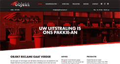 Desktop Screenshot of objektreclame.nl